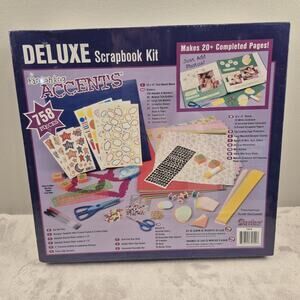 Finishing Accents Deluxe Scrapbook Kit 758 Pieces New & Sealed NEW IN BOX